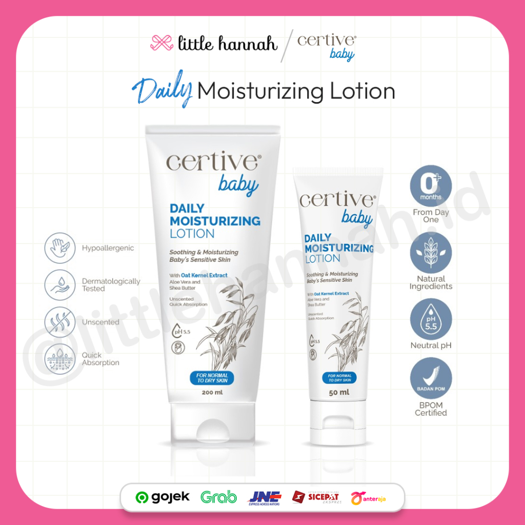 Jual Certive Baby Daily Moisturizing Lotion / Baby Lotion | Shopee ...