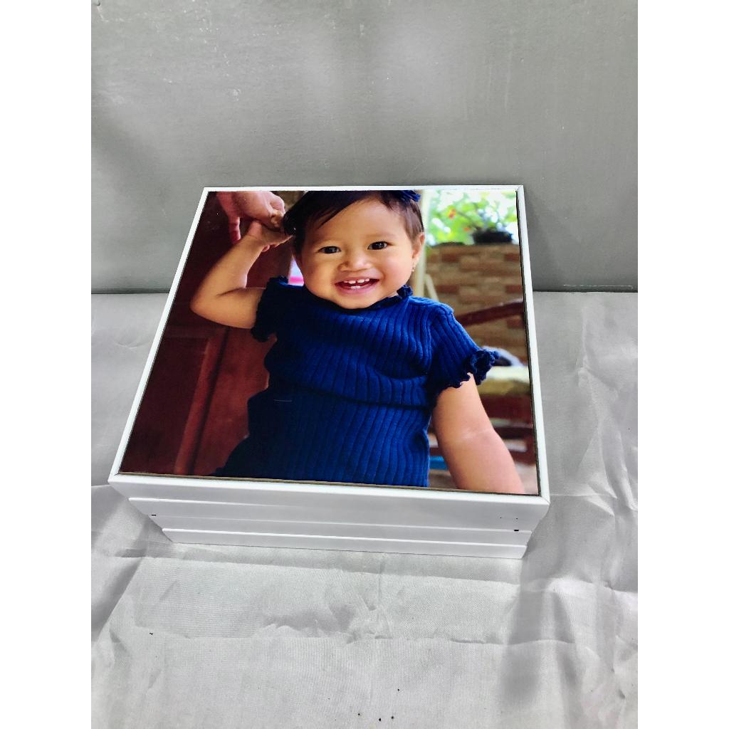 Jual CETAK FOTO FRAME BLOK + LAMINASI UKURAN 20x20cm | Shopee Indonesia