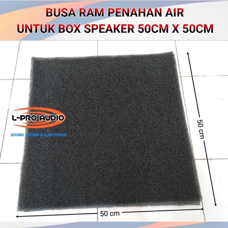 Jual Busa ram box speaker busa anti air 50cm x 50cm x 5mm | Shopee ...