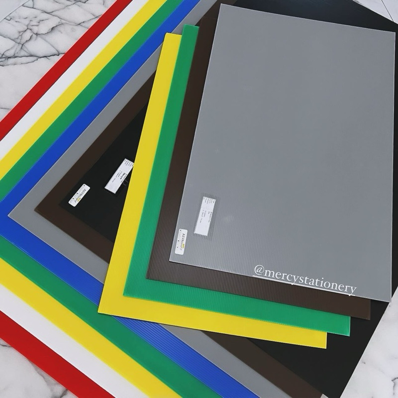 Jual Plastic Alvaboard Sheet 3 mm 50x75mm PP Impraboard Papan Plastk ...