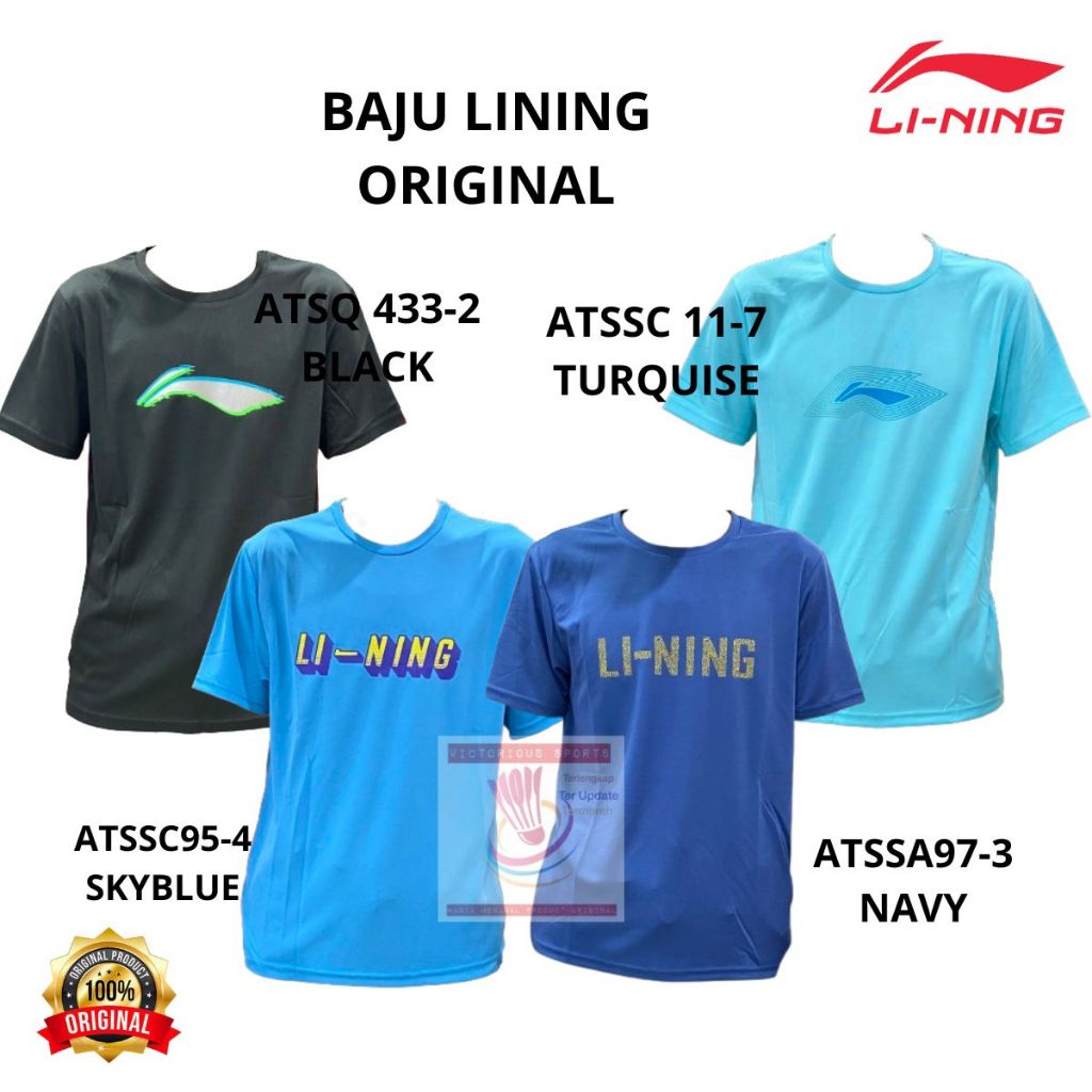 Jual BAJU LINING BADMINTON BULUTANGKIS LINING ATSSC95-4 ATSSC 95-4 ...