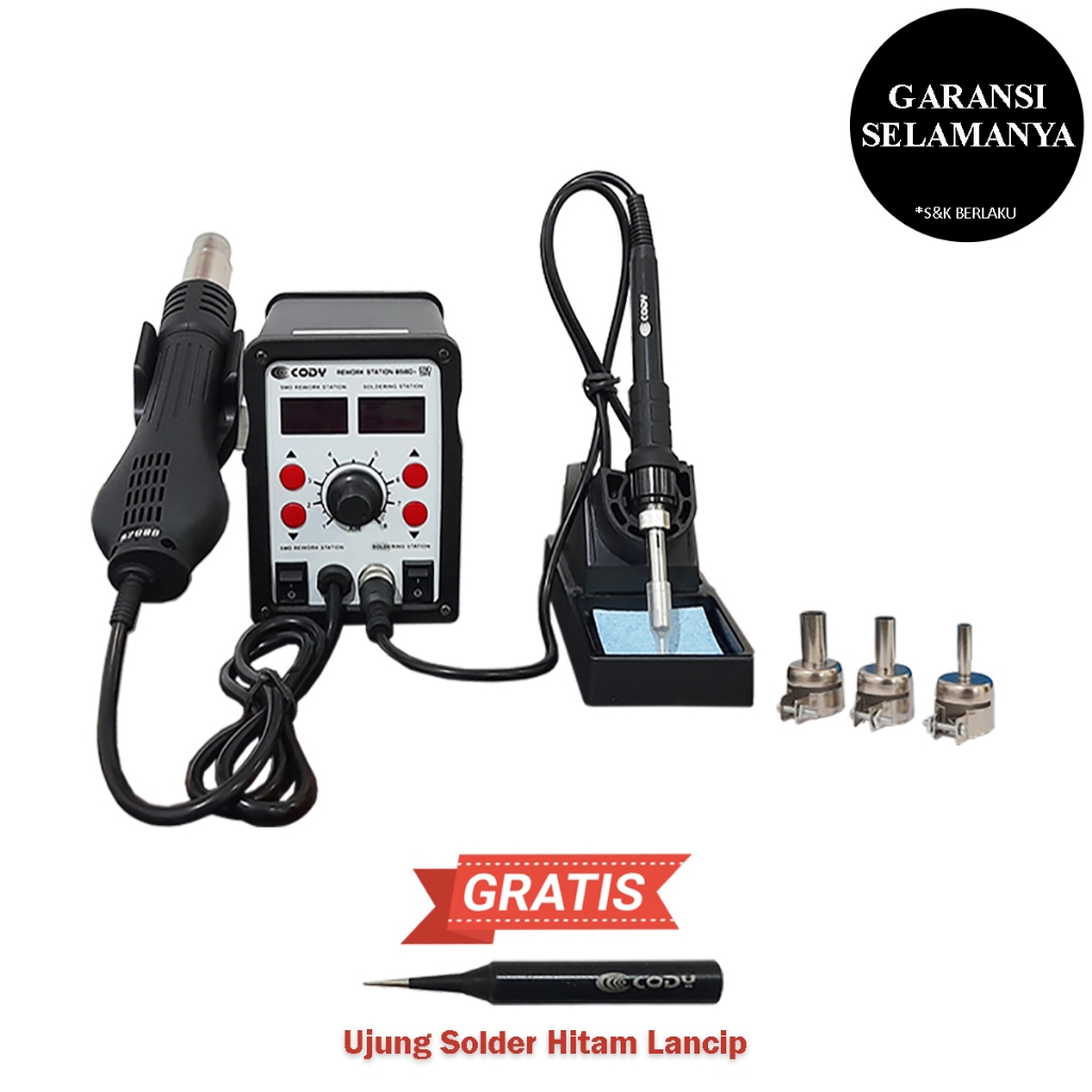Jual Solder Uap Digital CODY 858D+ | Shopee Indonesia