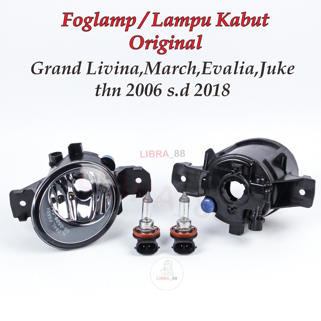 Jual Foglamp Lampu Kabut Nissan Grand Livina March Juke Evalia Ori