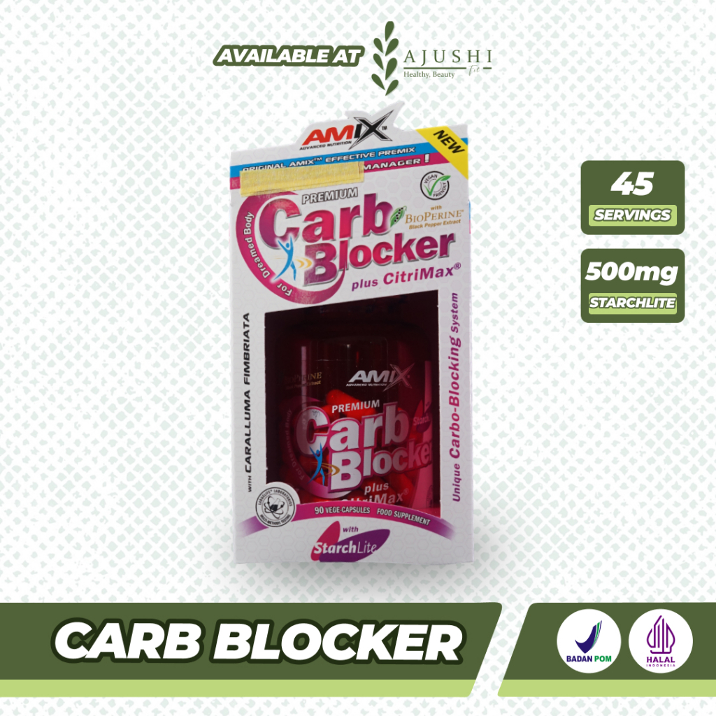 Jual Amix Carb Blocker With Starchlite 90 Capsule Carb Blocker