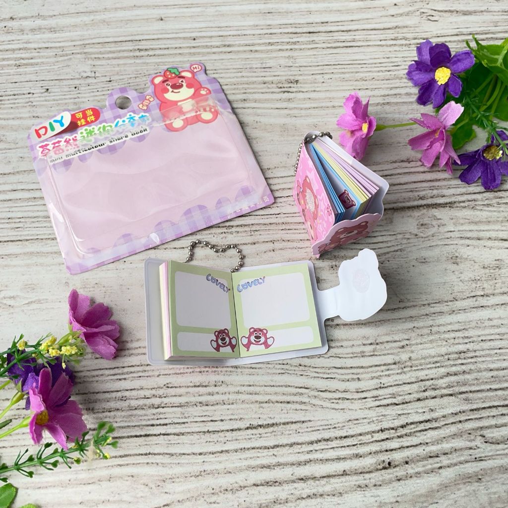 Jual Buku Mini Sharing Lotso Book FX-0001 Motif Beruang 2 in 1 ...