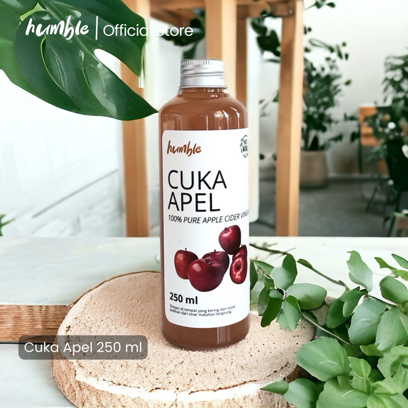 Jual Cuka Apel 250 ml | Apple Cider with the mother premium original ...