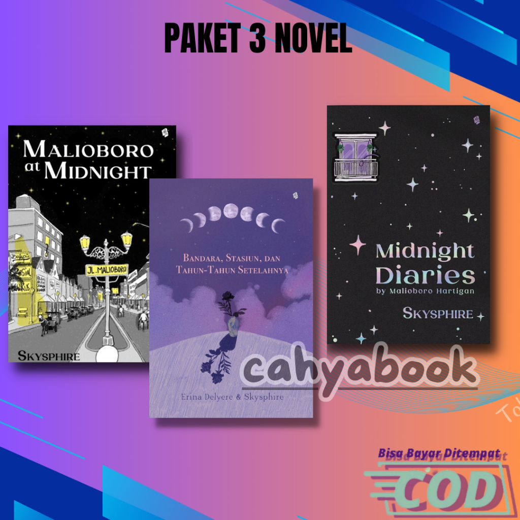 Jual Paket 3 Novel Malioboro At Midnight Midnight Diaries And Bandara[cahyabook] Shopee Indonesia