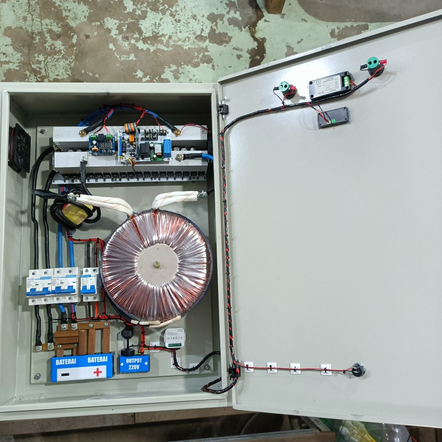 Jual box inverter 10kw pure sine wave low freq 48v 72v 96v 10.000w off ...
