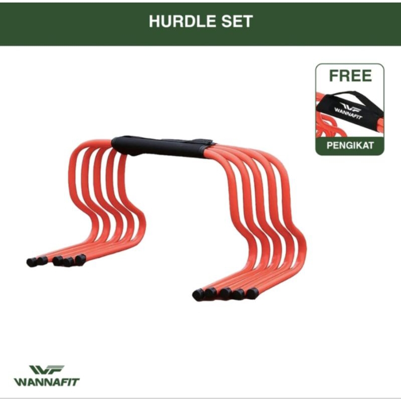 Jual HURDLE 1 SET ISI 5 30CM AGILITY ALAT LATIHAN JUMPING SOCCER FUTSAL ...