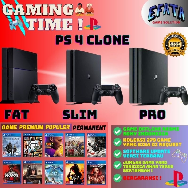 Jual PS4 FAT SLIM PRO PS 4 PLAYSTATION 4 FULL GAME PERMANEN Shopee