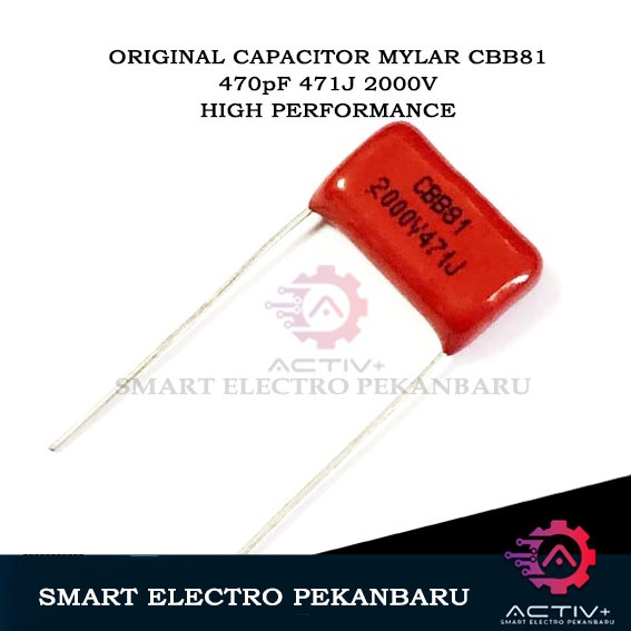 Jual ORIGINAL MYLAR 470pF 471J 2000V CBB81 CAPACITOR MILAR 471 470pf ...