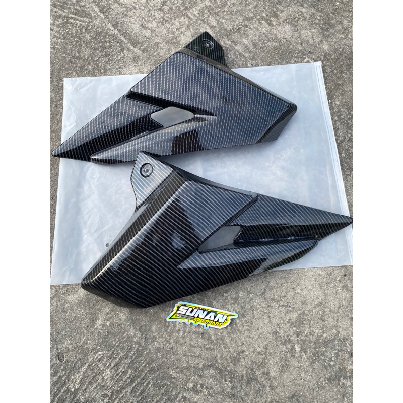 Jual sayap tangki karbon ninja ss r model motif potongan bahan fiber ...