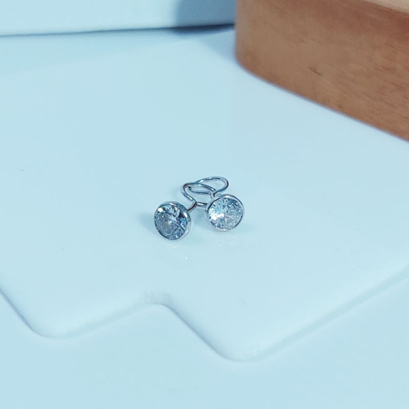 Jual Anting Tusuk Wanita Dewasa Perak Asli Silver 925 || Model Toge