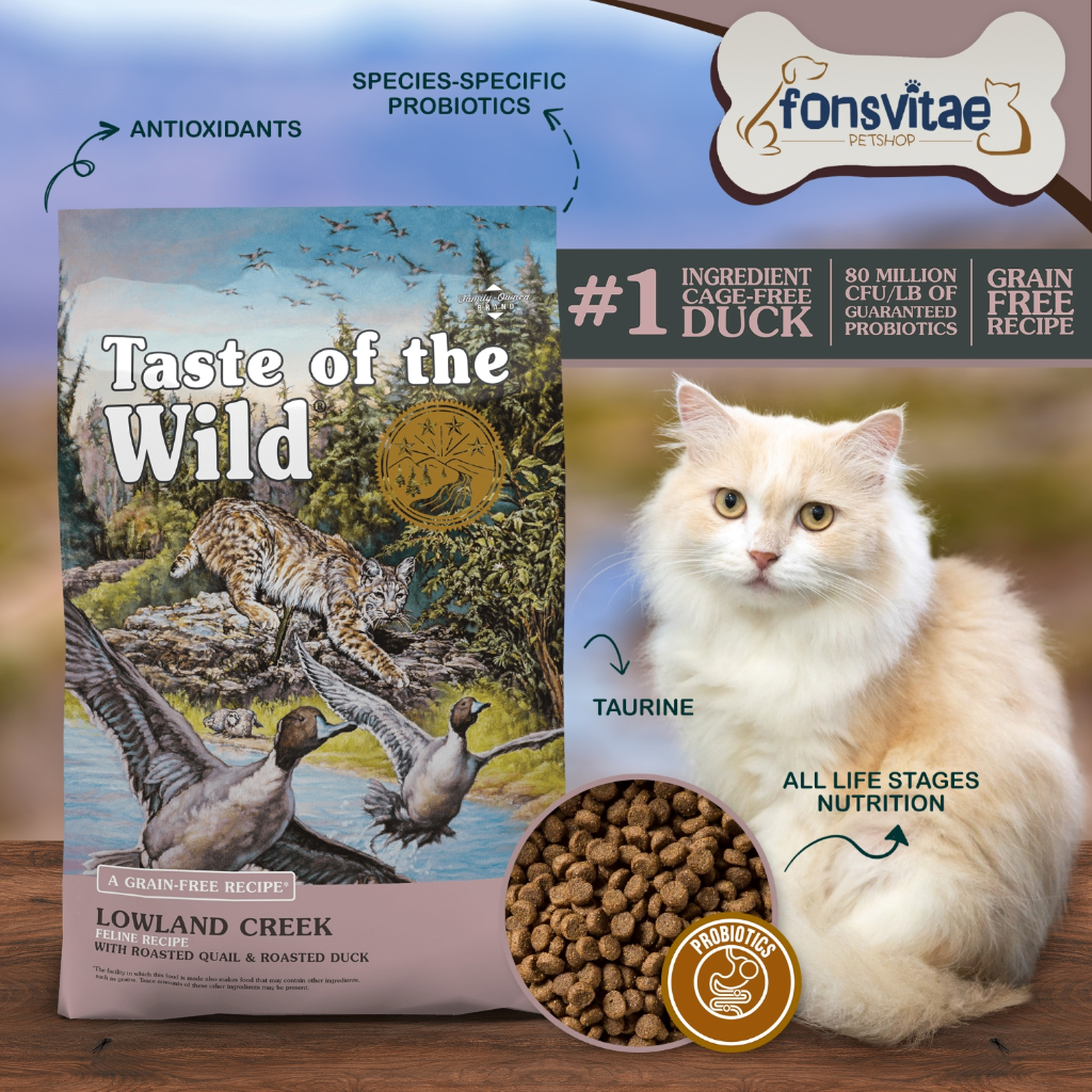 Jual Taste Of The Wild Lowland Creek Feline Recipe 6kg Makanan Kucing Shopee Indonesia