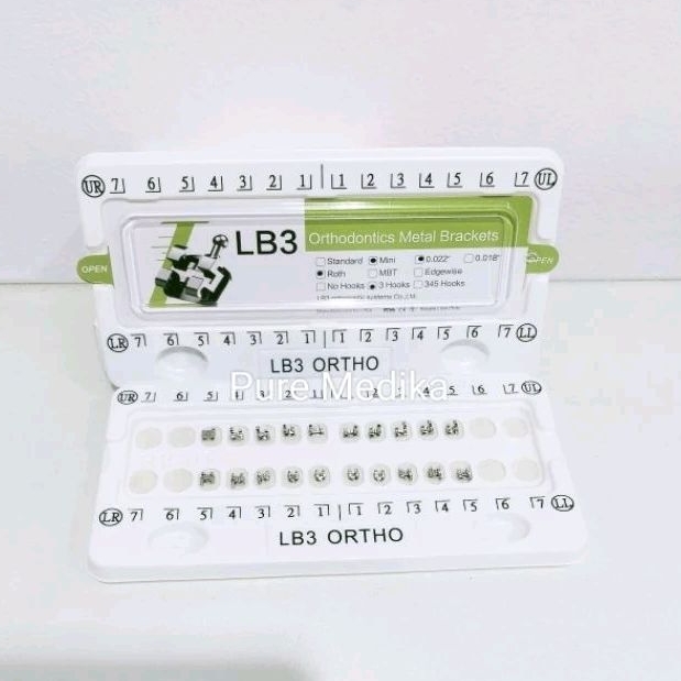 Jual Bracket Gigi Metal Ortho LB3 Mini Rooth | Shopee Indonesia