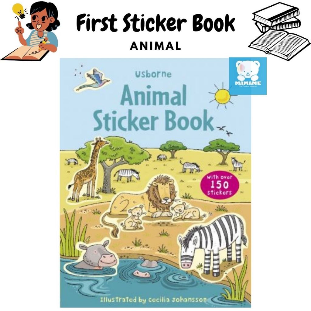Jual [MAMAME]First Sticker Book // Buku Stiker Dan Bacaan Anak-anak ...