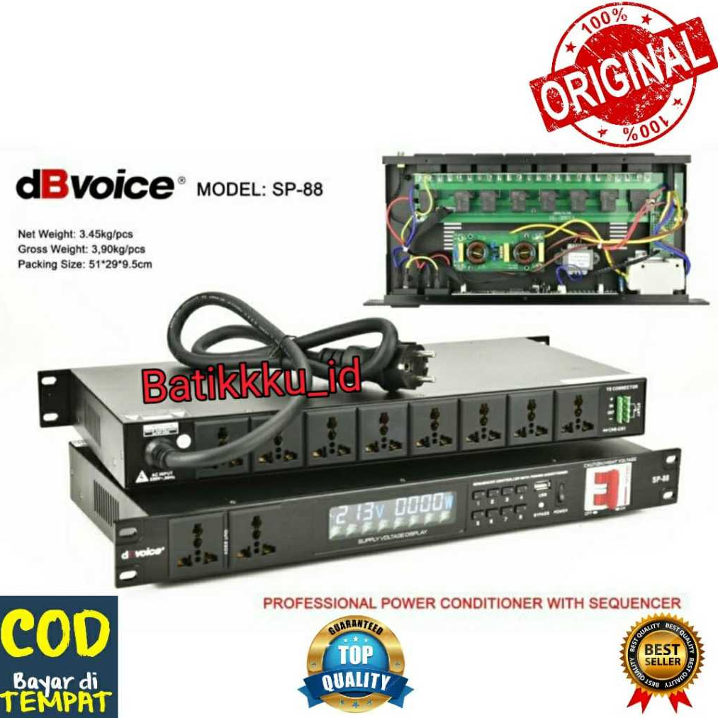 Jual Power Sequencer dBvoice SP 88 SP88 Original Power Conditioner