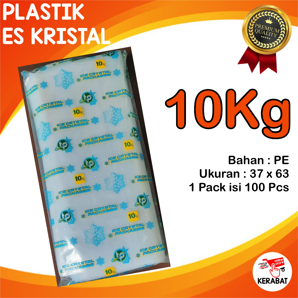 Jual Plastik Kemasan Es Batu Kristal Es Bolong 10Kg 37x63 1 BAL GROSIR ...