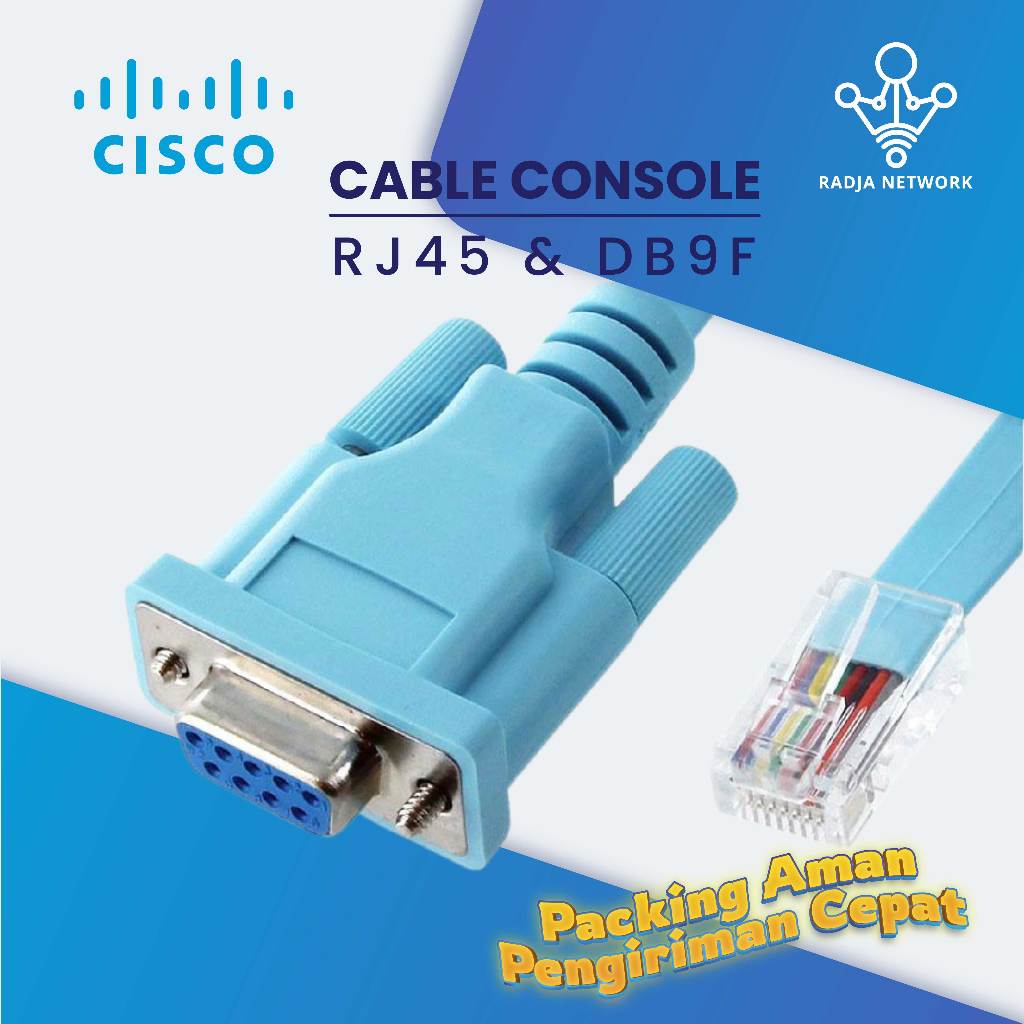 Cavo Console DB9 A RJ45 1,8m Per Dispositivi Cisco – Compatibile CAB-CONSOLE-RJ45, 72-3383-01