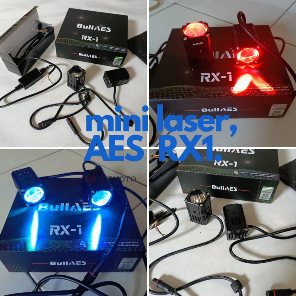 Jual projie mini rx-1 mini laser rx1 lampu tembak rx1 motor mobil ...
