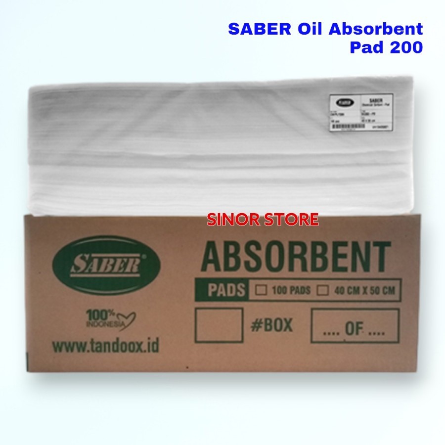 Jual Saber Oil Absorbent Pad Per Box Shopee Indonesia