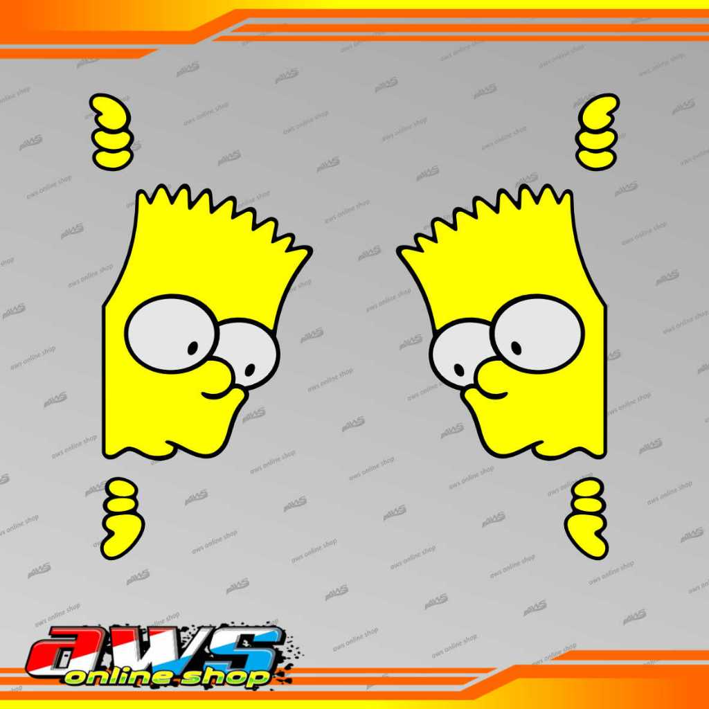 Jual Sticker Simpson Intip 01 | Shopee Indonesia