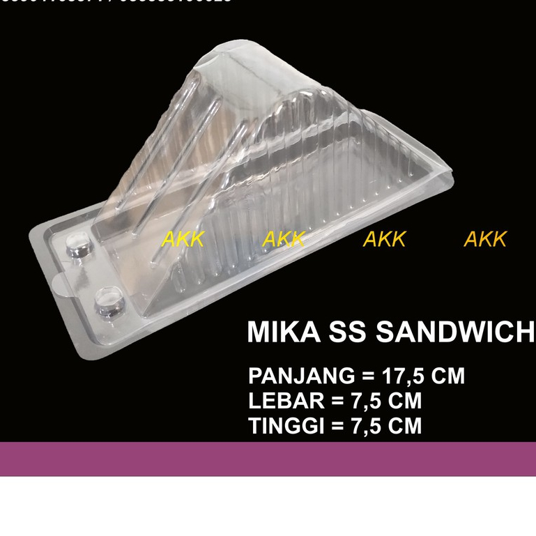 Jual Mika Tray Roti Sandwich (50 Pcs) | Shopee Indonesia