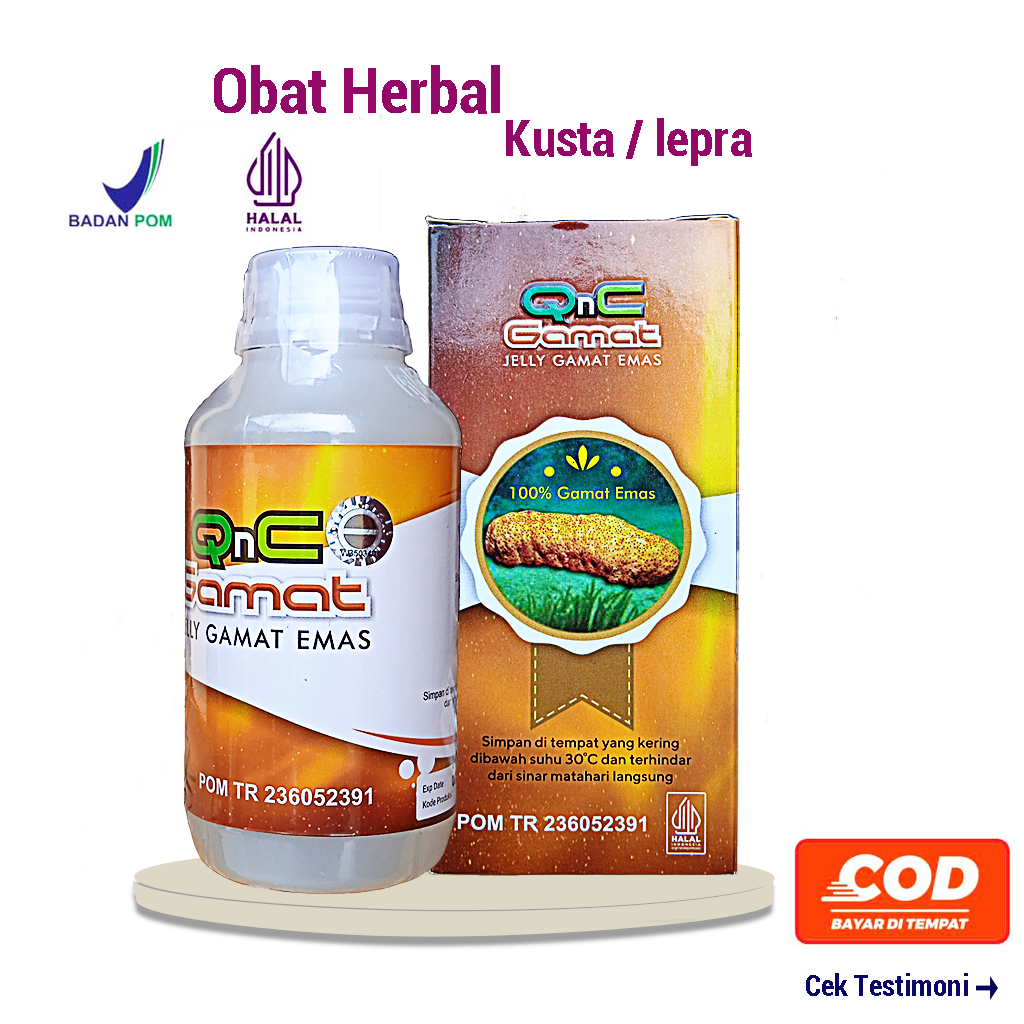 Jual Obat Lepra / Kusta Kering Dan Basah - Qnc Jelly Gamat | Shopee ...