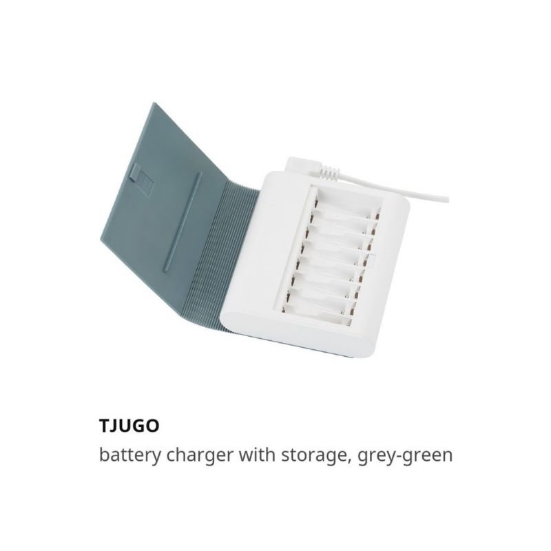Jual TJUGO Ikea Battery Charger AA & AAA (charger baterai beserta