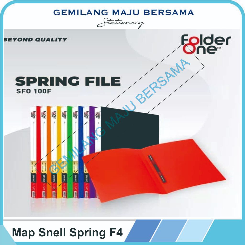 Jual Map Snell Spring File Ukuran F4 Folder One | Shopee Indonesia