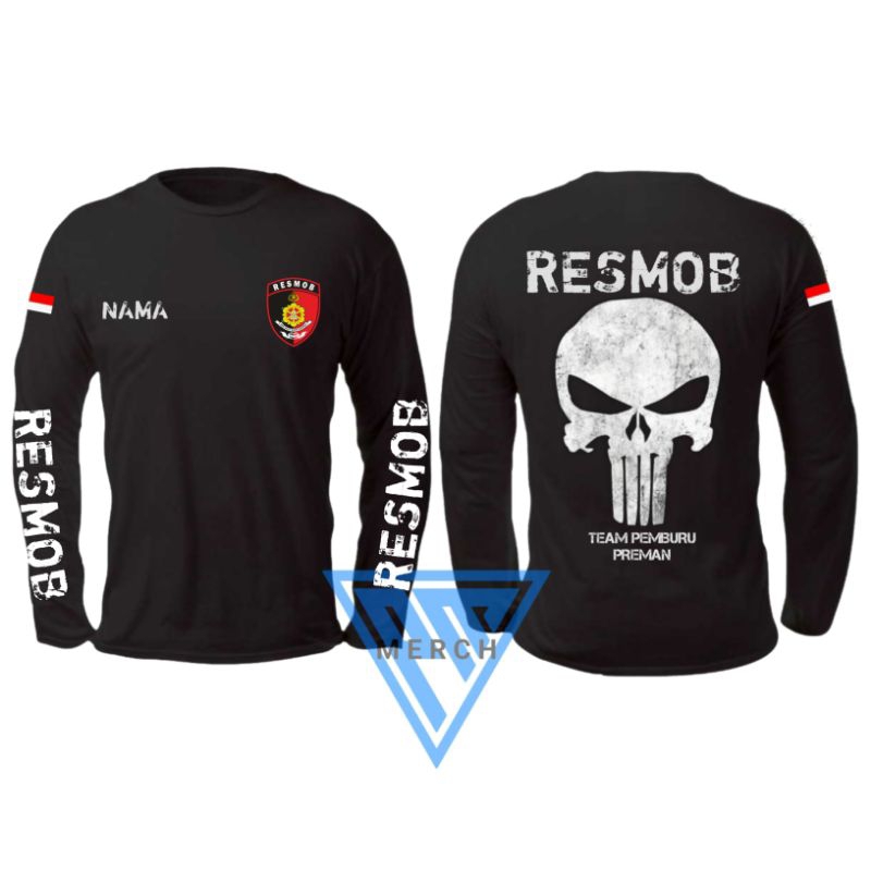 Jual Kaos Resmob Team Pemburu Preman Hitam Premium | Shopee Indonesia