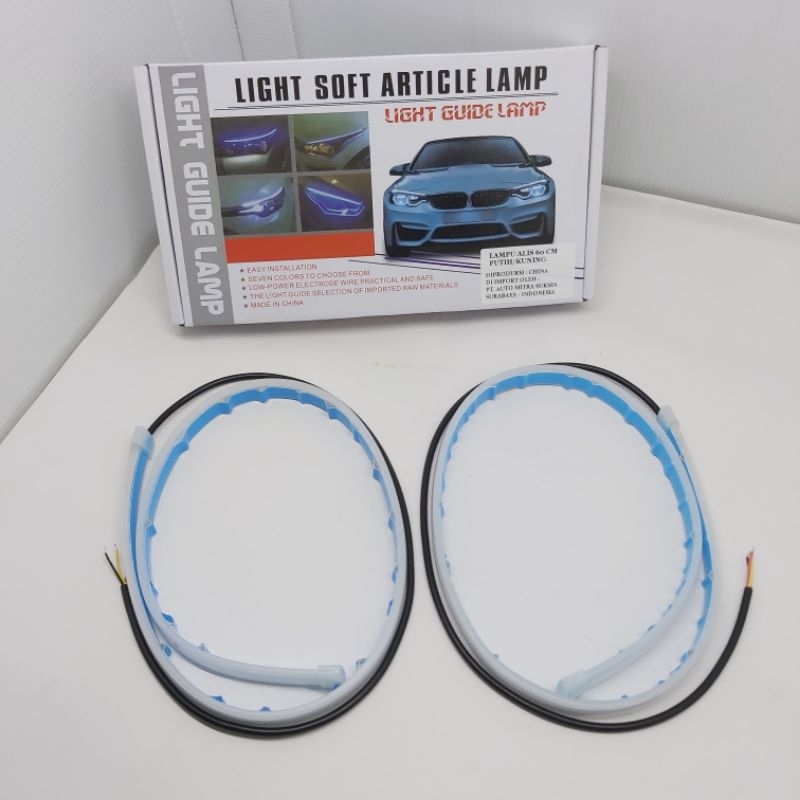 Jual Lampu Alis LED Running 60 CM 12 Volt DRL Lampu Alis Fleksibel ...