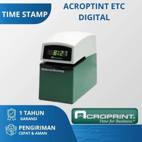 Jual Mesin Timestamp Acroprint ETC Digital | Shopee Indonesia