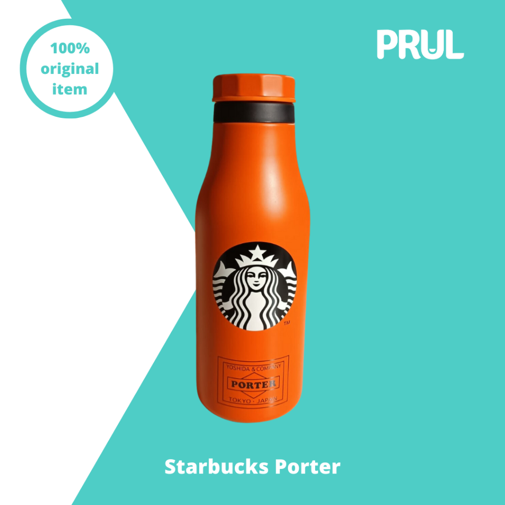 PORTER x STARBUCKS Bottle 473ml Orange STARBUCKS PORTER ステンレス