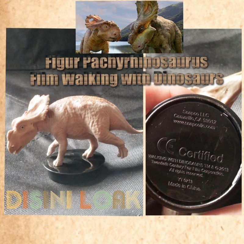 Jual Figur Pachyrhinosaurus baby bayi dino Walking film with Dinosaurs ...