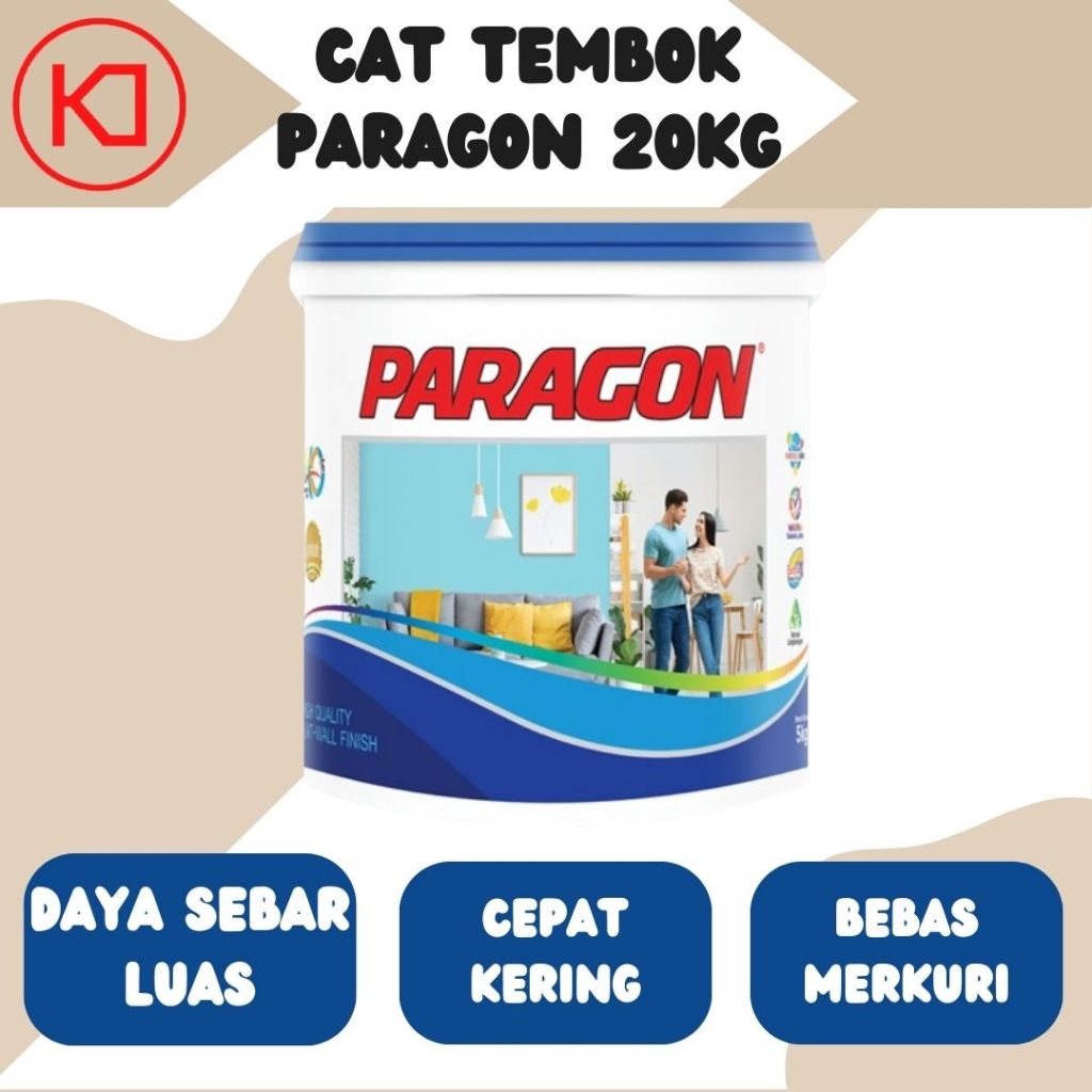 Jual CAT TEMBOK PARAGON 20KG (PAIL) | Shopee Indonesia