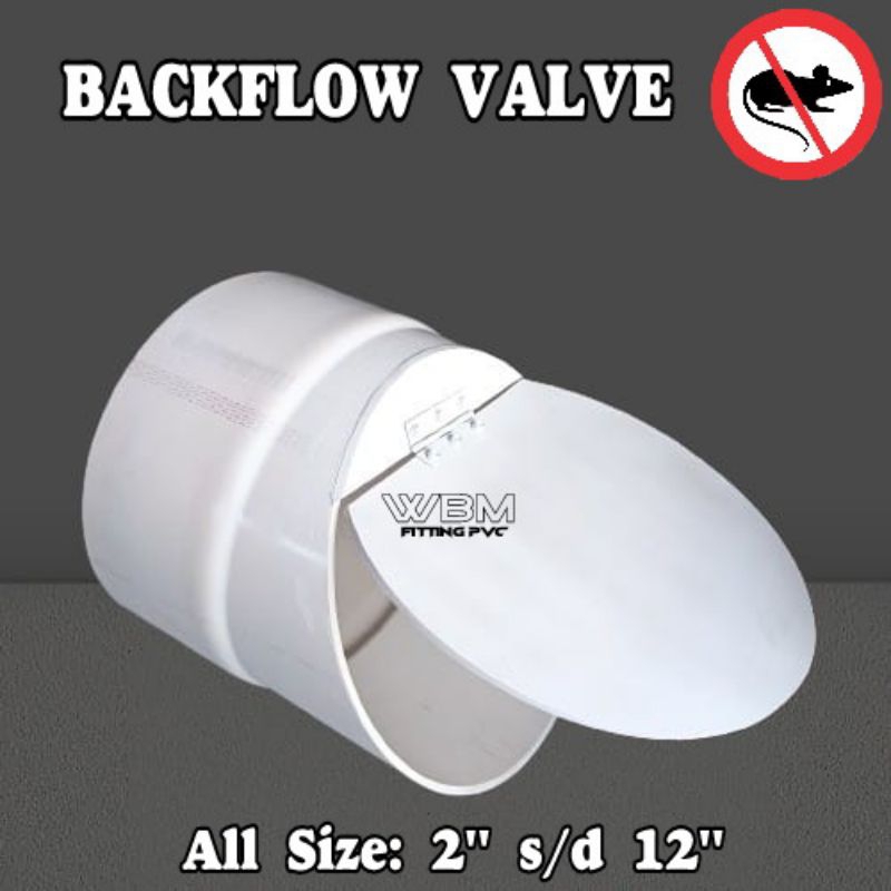 Jual Backflow Valve 12 Inchi PVC Shopee Indonesia