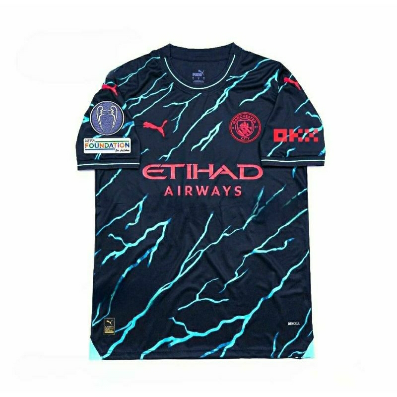 Jual Jersey Baju Bola Manchester City Rd Fullpatch Grade Original Shopee Indonesia