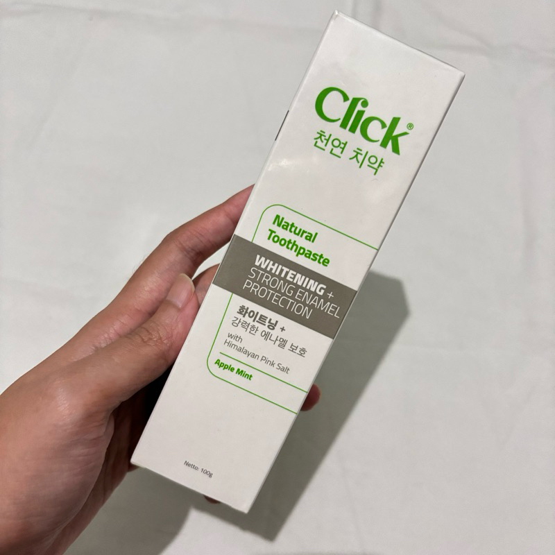 Jual NEW Click natural toothpaste tooth paste pasta gigi odol whitening ...