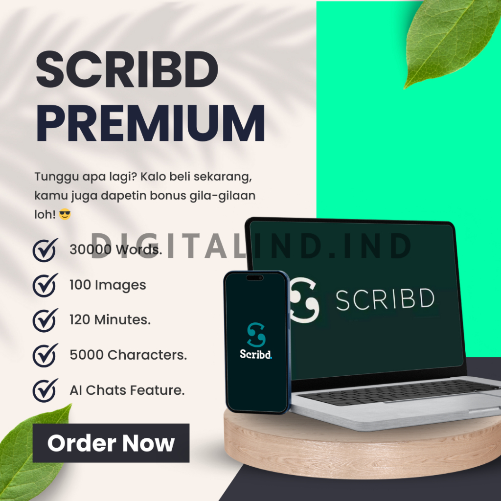 Jual Scribd | Scribd Premium | Scribd 1 Tahun | Scribd Lifetime ...