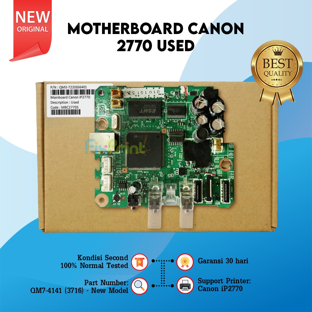 Jual Motherboard Printer Canon iP2770 PCB Mainboard Board 2770 IP 2770 ...