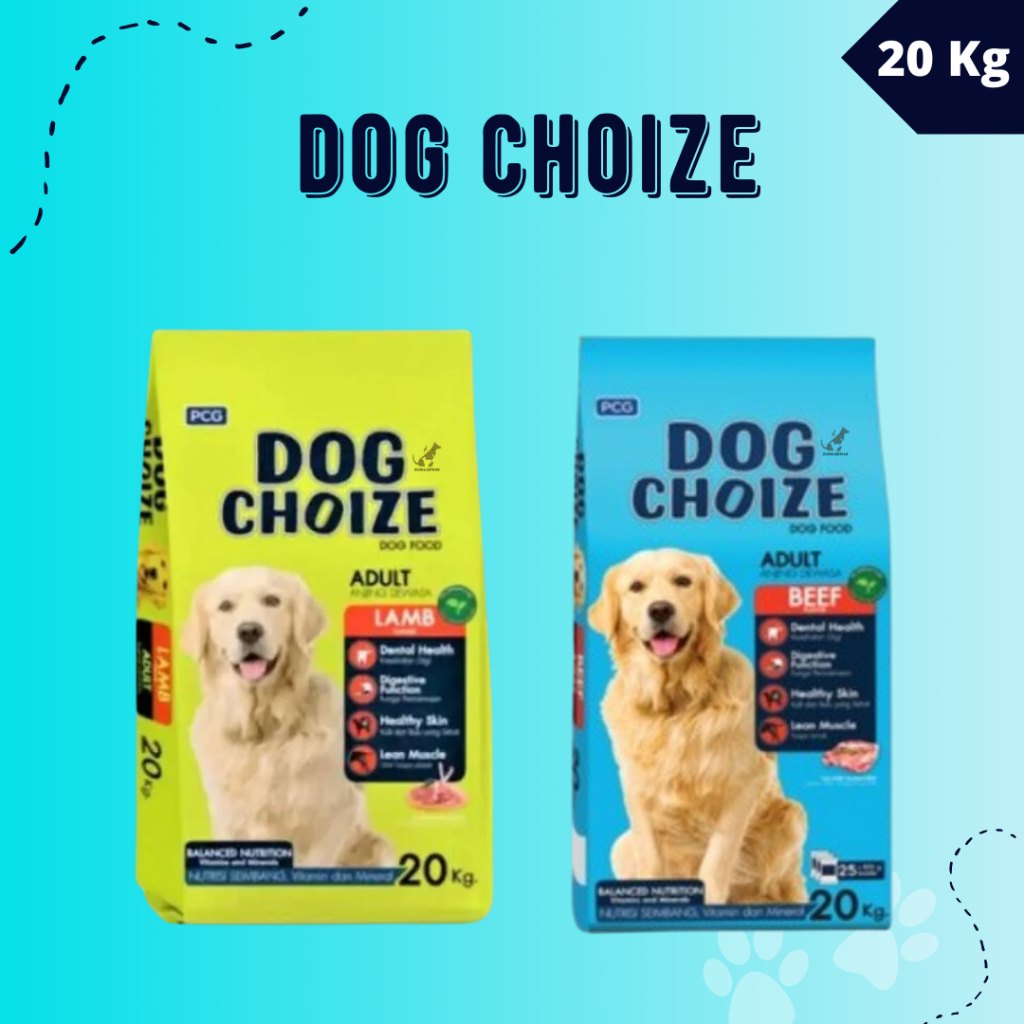 Jual Makanan Kering Anjing Dog Choize 20kg 20 Kg Beef / Lamb | Shopee ...