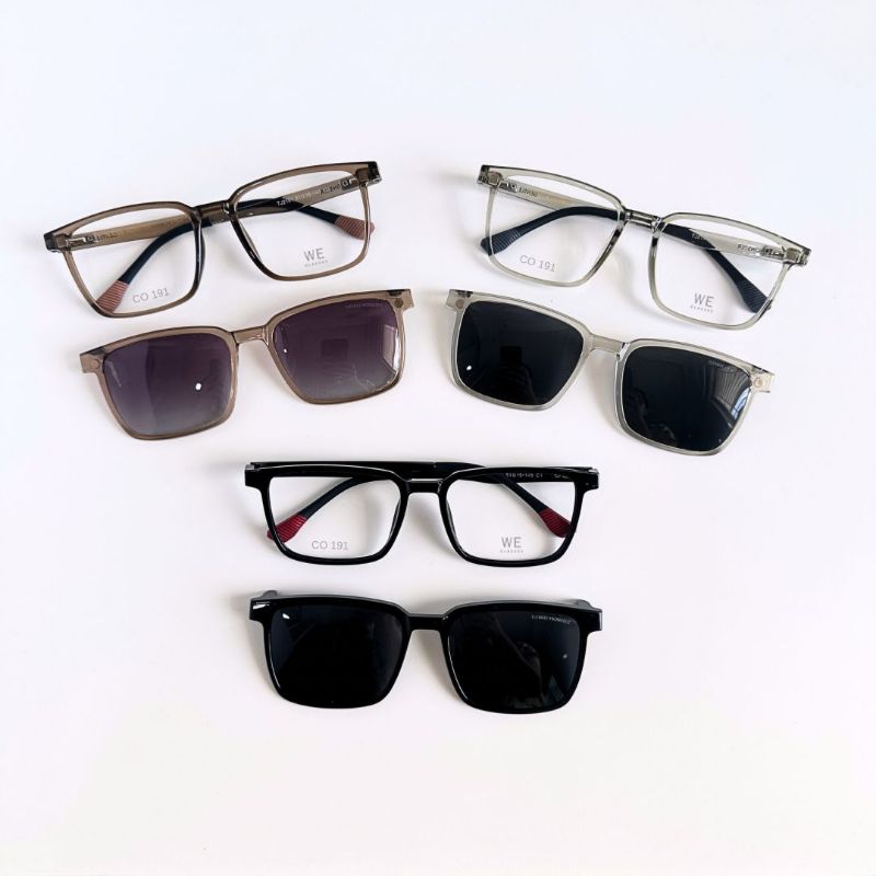 Jual WEGLASSES CO 191 KACAMATA CLIPON UNISEX, FRAME CLIPON | Shopee ...