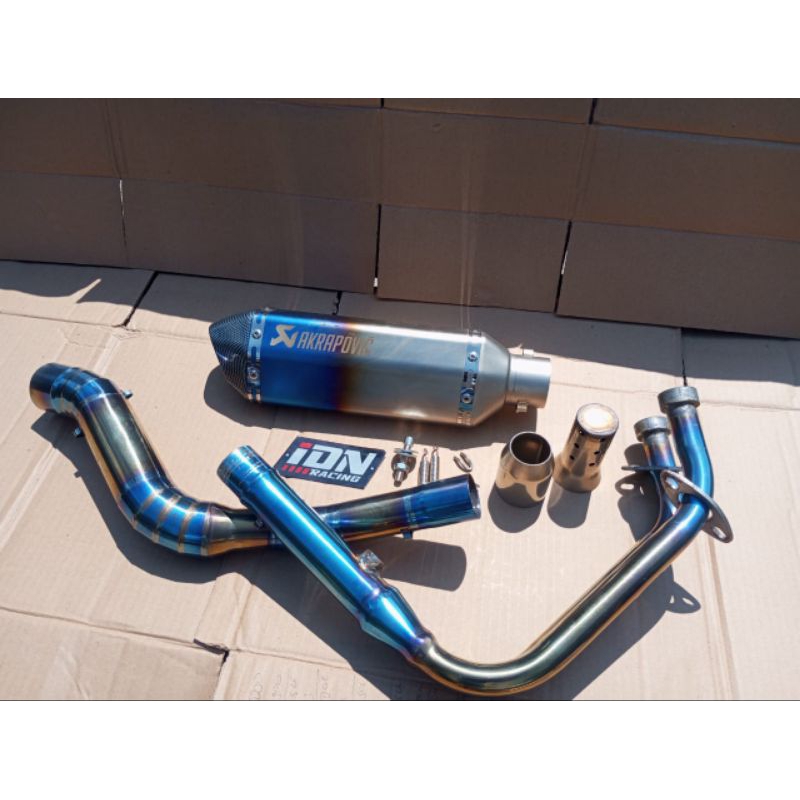 Jual KNALPOT AKRAPOVIC HD BLUE SERIES SELINCER ONLY PNP AL MOTOR SPORT ...