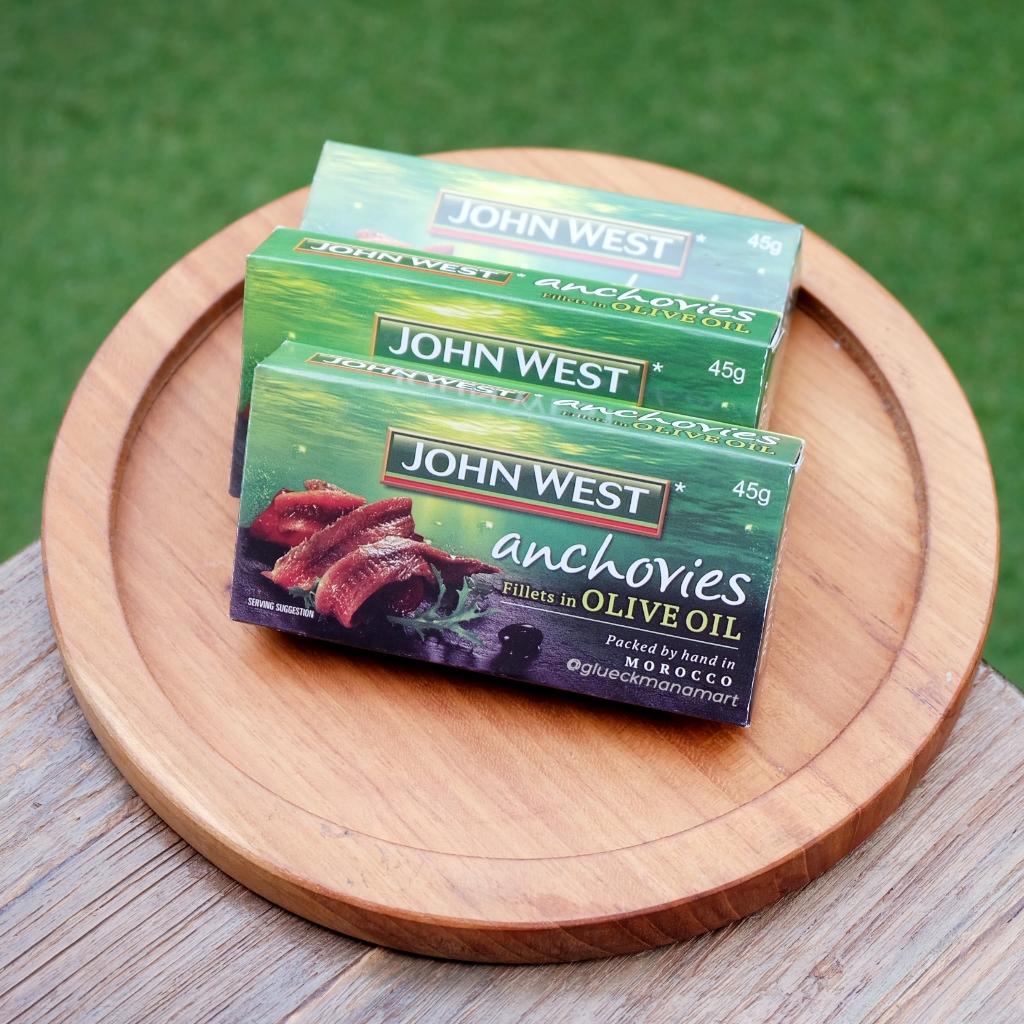 Jual Anchovy John West Fillet in Olive Oil 45gr Shopee Indonesia
