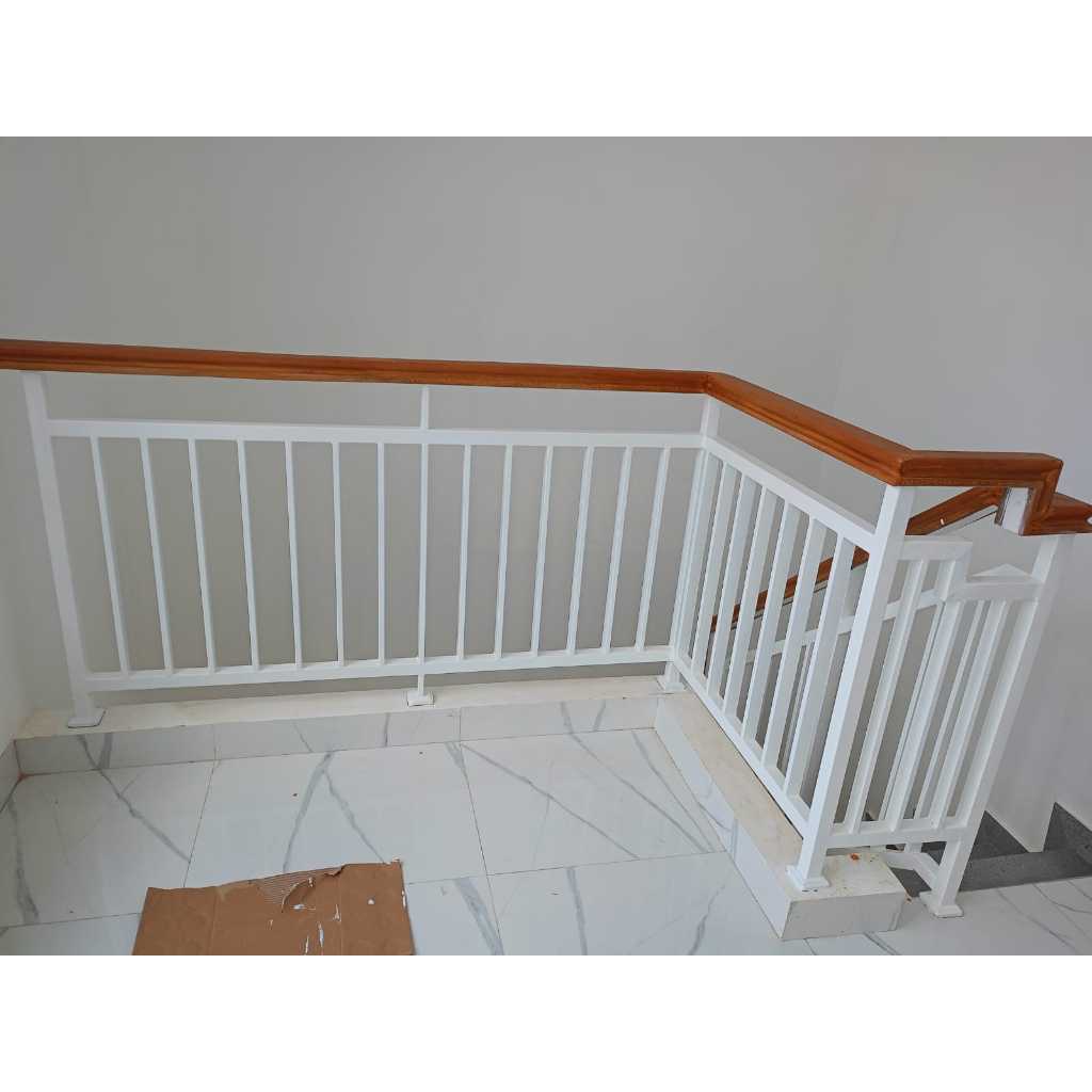 Jual RAILING TANGGA MINIMALIS / PAGAR TANGGA BESI MINIMALIS + PEGANGAN ...