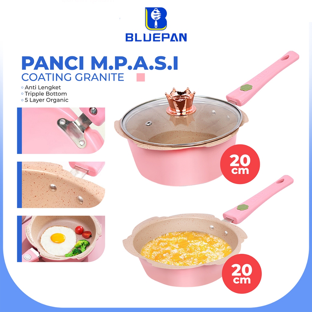 Jual Blupan Termurah PANCI SET 2 in 1 Sakura Flower Wajan Keramik Food