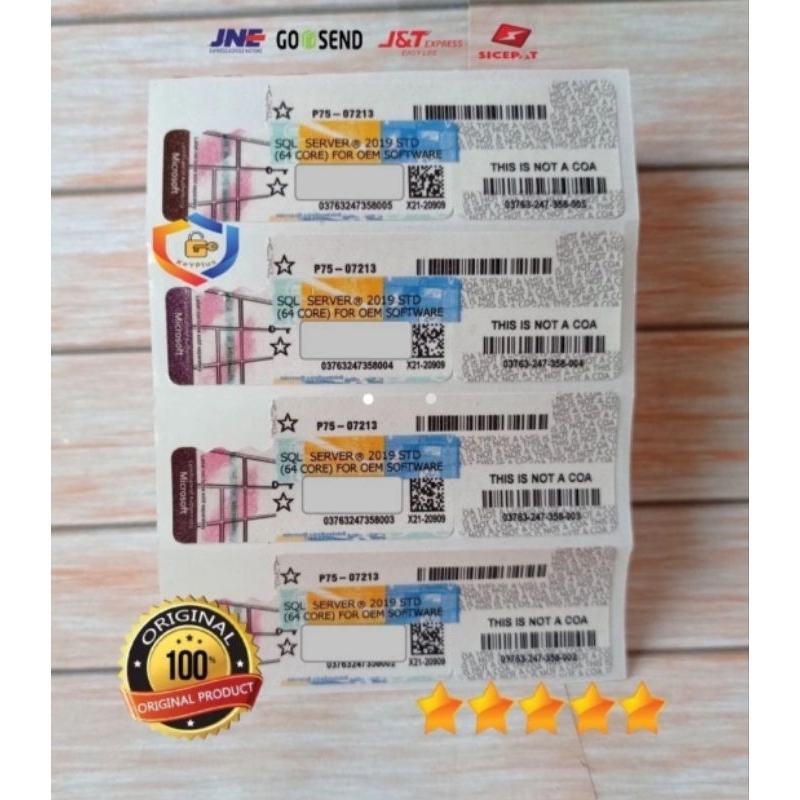 Jual licensi COA SQL Server 2019 standard 64 Core lifetime original ...