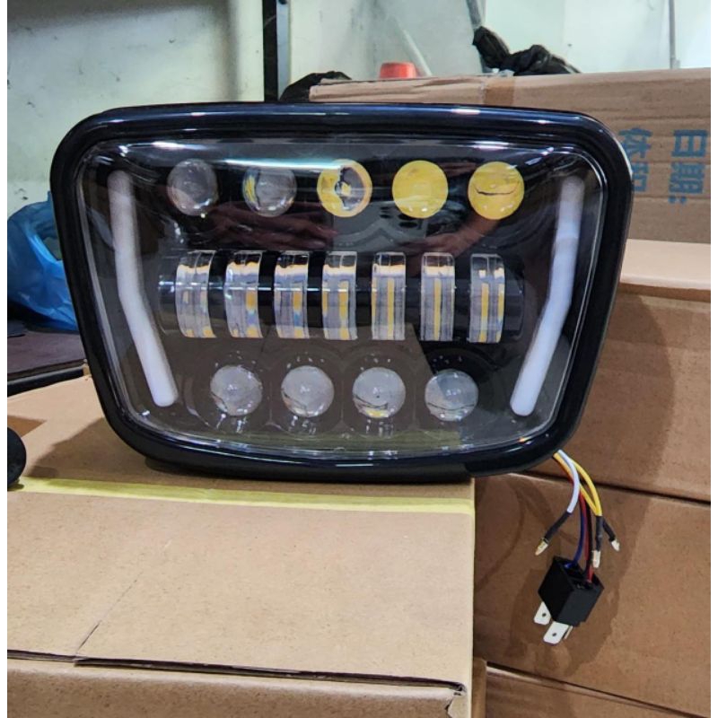 Jual Lampu depan daymaker Yamaha rx king new oval hitam headlamp rx ...