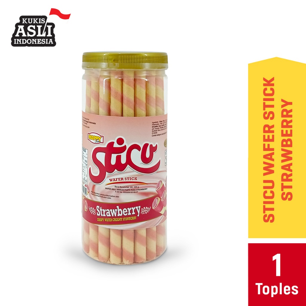 Jual Happy Time Astor Sticu Wafer Roll 3 Varian Rasa | Shopee Indonesia